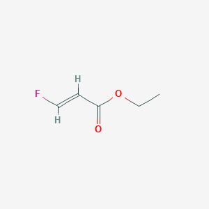 molecular formula C5H7FO2 B2763455 (E)-3-Fluoropropenoic acid ethyl ester CAS No. 213388-59-1