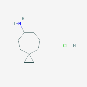 Spiro[2.6]nonan-7-amine;hydrochloride