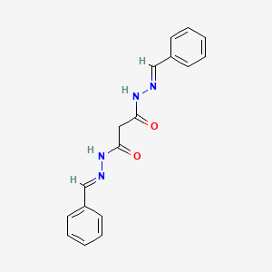 (N'1E,N'3E)-N'1,N'3-dibenzylidenemalonohydrazide