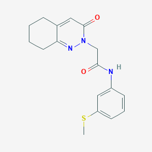 N-[3-(methylsulfanyl)phenyl]-2-(3-oxo-5,6,7,8-tetrahydrocinnolin-2(3H)-yl)acetamide