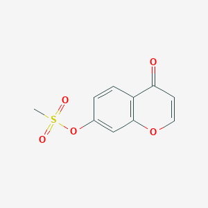 4-oxo-4H-chromen-7-yl methanesulfonate