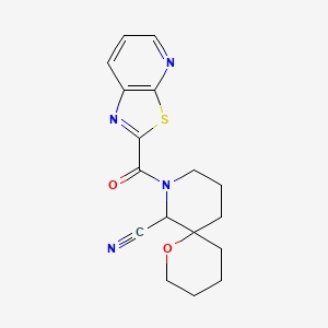 8-([1,3]Thiazolo[5,4-b]pyridine-2-carbonyl)-1-oxa-8-azaspiro[5.5]undecane-7-carbonitrile