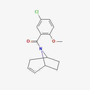 (1R,5S)-8-azabicyclo[3.2.1]oct-2-en-8-yl(5-chloro-2-methoxyphenyl)methanone