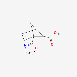 1-(1,3-Oxazol-2-yl)bicyclo[2.1.1]hexane-5-carboxylic acid