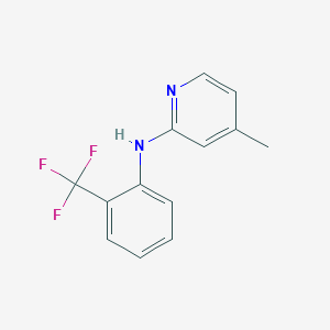 4-Methyl-N-[2-(trifluoromethyl)phenyl]pyridin-2-amine