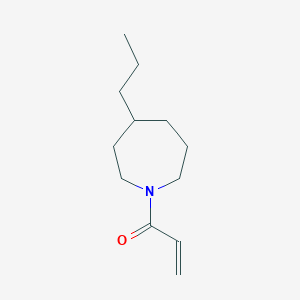 molecular formula C12H21NO B2763716 1-(4-Propylazepan-1-yl)prop-2-en-1-one CAS No. 1339197-71-5