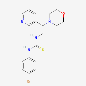 1-(4-Bromophenyl)-3-(2-morpholino-2-(pyridin-3-yl)ethyl)thiourea