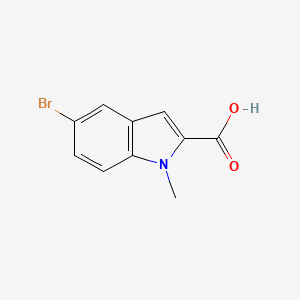molecular formula C10H8BrNO2 B2763759 5-Bromo-1-methyl-1H-indole-2-carboxylic acid CAS No. 90766-47-5