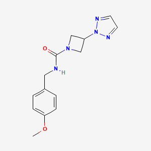 N-(4-methoxybenzyl)-3-(2H-1,2,3-triazol-2-yl)azetidine-1-carboxamide