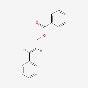 molecular formula C16H16O3 B2763788 Cinnamyl benzoate CAS No. 50555-04-9