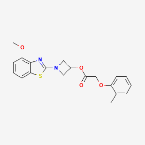 1-(4-Methoxybenzo[d]thiazol-2-yl)azetidin-3-yl 2-(o-tolyloxy)acetate