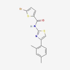 5-bromo-N-(4-(2,4-dimethylphenyl)thiazol-2-yl)thiophene-2-carboxamide