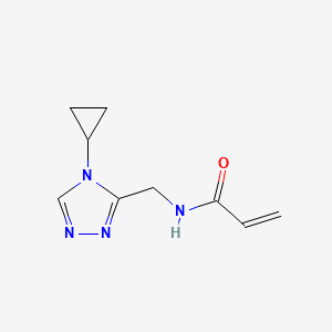 N-[(4-cyclopropyl-4H-1,2,4-triazol-3-yl)methyl]prop-2-enamide