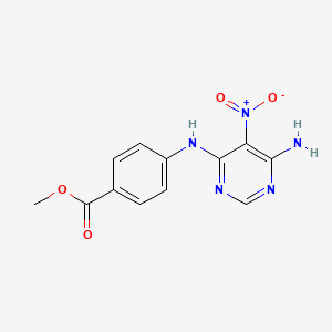Methyl 4-[(6-amino-5-nitropyrimidin-4-yl)amino]benzoate