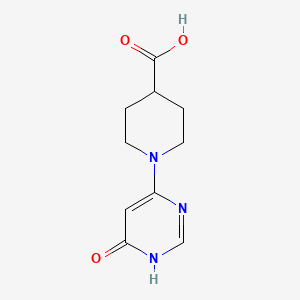 1-(6-Oxo-1H-pyrimidin-4-YL)piperidine-4-carboxylic acid