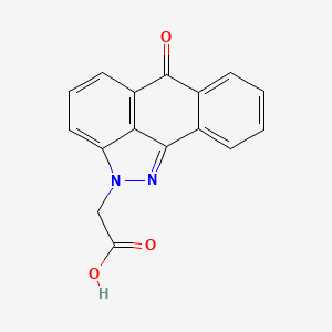 (6-oxodibenzo[cd,g]indazol-2(6H)-yl)acetic acid