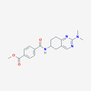 Methyl 4-{[2-(dimethylamino)-5,6,7,8-tetrahydroquinazolin-6-yl]carbamoyl}benzoate