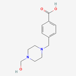 4-((4-(Hydroxymethyl)piperazin-1-yl)methyl)benzoic acid
