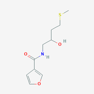 N-(2-Hydroxy-4-methylsulfanylbutyl)furan-3-carboxamide
