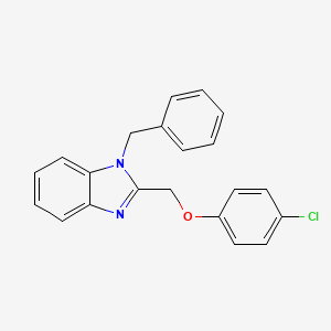 1-Benzyl-2-[(4-chlorophenoxy)methyl]benzimidazole