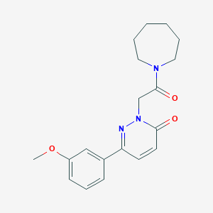 2-(2-(azepan-1-yl)-2-oxoethyl)-6-(3-methoxyphenyl)pyridazin-3(2H)-one