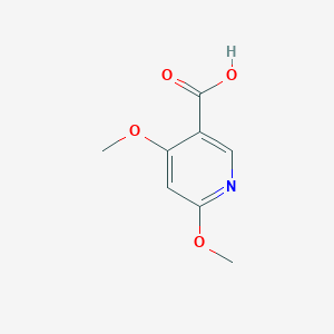 molecular formula C8H9NO4 B2764018 4,6-Dimethoxynicotinic acid CAS No. 1256807-30-3