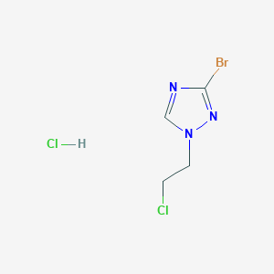 3-bromo-1-(2-chloroethyl)-1H-1,2,4-triazole hydrochloride