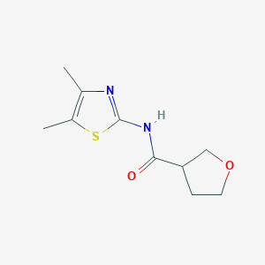 N-(4,5-Dimethyl-1,3-thiazol-2-yl)oxolane-3-carboxamide