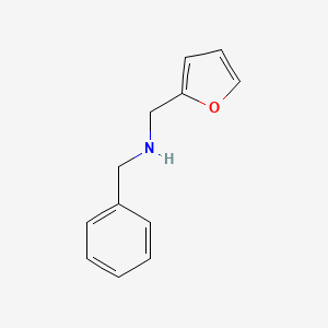 molecular formula C12H13NO B2764101 Benzyl-furan-2-ylmethyl-amine CAS No. 4439-53-6