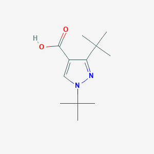 molecular formula C12H20N2O2 B2764141 1,3-二叔丁基吡唑-4-羧酸 CAS No. 1152548-17-8