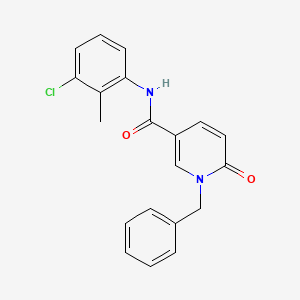 molecular formula C20H17ClN2O2 B2764150 1-benzyl-N-(3-chloro-2-methylphenyl)-6-oxopyridine-3-carboxamide CAS No. 1004256-31-8