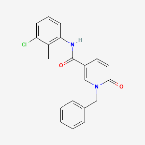 1-benzyl-N-(3-chloro-2-methylphenyl)-6-oxo-1,6-dihydropyridine-3-carboxamide