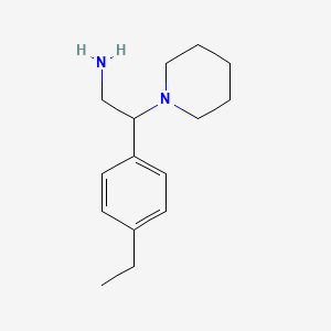2-(4-Ethylphenyl)-2-piperidylethylamine