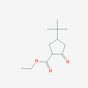 Ethyl 4-tert-butyl-2-oxocyclopentane-1-carboxylate