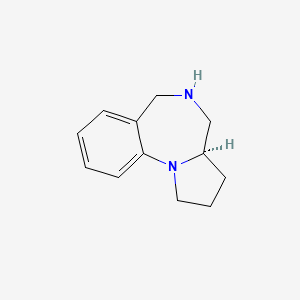 molecular formula C12H16N2 B2764177 (6R)-2,8-二氮杂三环[8.4.0.0,2,6]十四烯-1(10),11,13-三烯 CAS No. 2126143-73-3