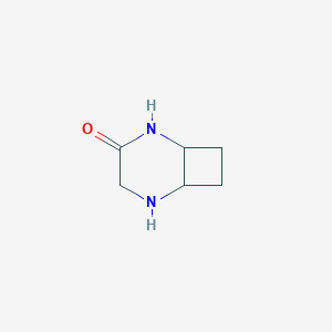 molecular formula C6H10N2O B2764198 2,5-Diazabicyclo[4.2.0]octan-3-one CAS No. 1782432-84-1