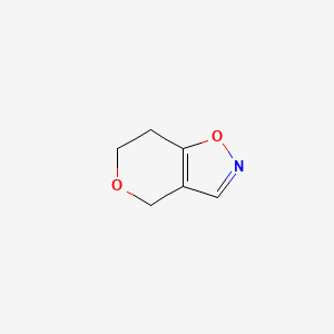 molecular formula C6H7NO2 B2764206 6,7-dihydro-4H-pyrano[3,4-d][1,2]oxazole CAS No. 2109162-57-2