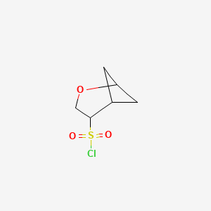 2-Oxabicyclo[3.1.1]heptane-4-sulfonyl chloride