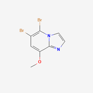 5,6-Dibromo-8-methoxyimidazo[1,2-a]pyridine