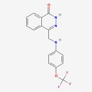 4-((4-(Trifluoromethoxy)anilino)methyl)-1(2H)-phthalazinone