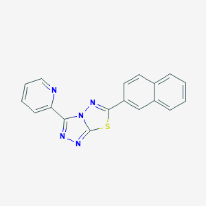 6-(Naphthalen-2-yl)-3-(pyridin-2-yl)[1,2,4]triazolo[3,4-b][1,3,4]thiadiazole