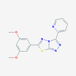 6-(3,5-Dimethoxyphenyl)-3-pyridin-2-yl[1,2,4]triazolo[3,4-b][1,3,4]thiadiazole