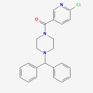 1-(6-chloropyridine-3-carbonyl)-4-(diphenylmethyl)piperazine