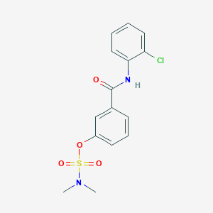 3-[(2-chloroanilino)carbonyl]phenyl-N,N-dimethylsulfamate