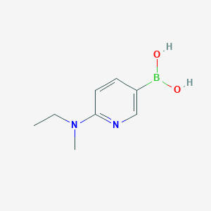 molecular formula C8H13BN2O2 B2764427 6-(Ethyl(methyl)amino)pyridine-3-boronic acid CAS No. 1311147-68-8