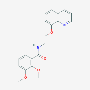 2,3-dimethoxy-N-(2-(quinolin-8-yloxy)ethyl)benzamide