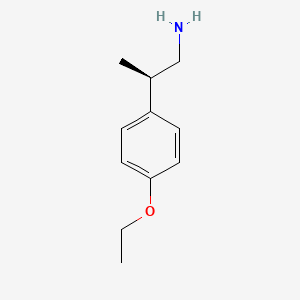 (2R)-2-(4-Ethoxyphenyl)propan-1-amine