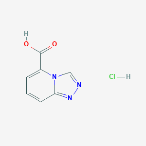 [1,2,4]Triazolo[4,3-a]pyridine-5-carboxylic acid;hydrochloride