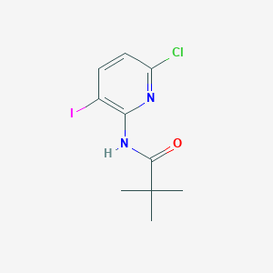 B2764465 N-(6-chloro-3-iodopyridin-2-yl)pivalamide CAS No. 800402-05-5