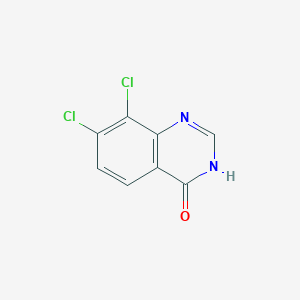 molecular formula C8H4Cl2N2O B2764503 7,8-二氯-3H-喹唑啉-4-酮 CAS No. 17395-39-0